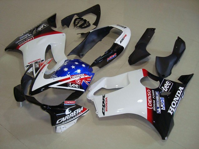 Discount 2004-2007 White Blue DENSO HRC Carrera Honda CBR600 F4i Bike Fairing UK Discount 2004-2007 White Blue DENSO HRC Carrera Honda CBR600 F4i Bike Fairing UK