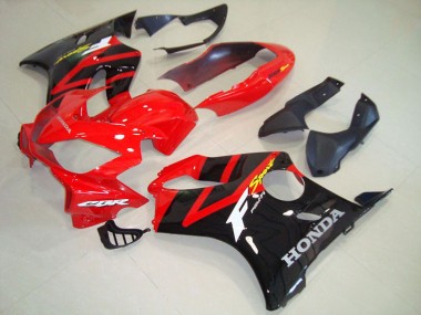 Discount 2004-2007 Black Red Honda CBR600 F4i Bike Fairing Kit UK