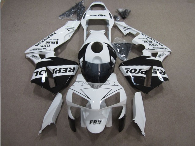 Discount 2003-2004 White Black Repsol Honda CBR600RR Motorbike Fairing UK Discount 2003-2004 White Black Repsol Honda CBR600RR Motorbike Fairing UK