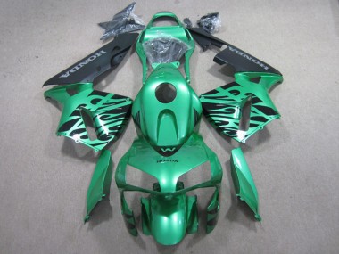 Discount 2003-2004 Green Black Honda CBR600RR Motor Bike Fairings UK