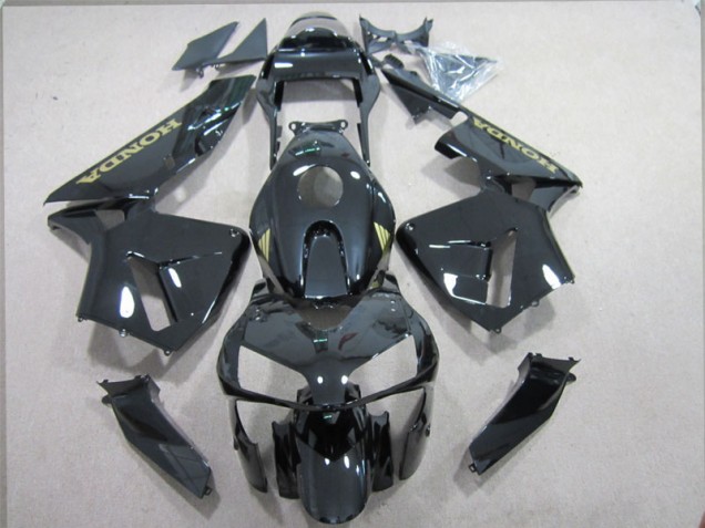 Discount 2003-2004 Black Gold Decal Honda CBR600RR Replacement Motorcycle Fairings UK