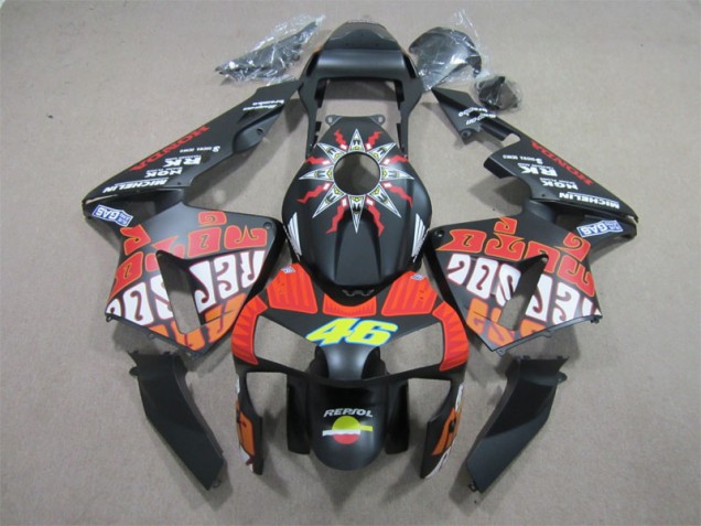 Discount 2003-2004 Black Red Repsol 46 Honda CBR600RR Motorcycle Bodywork UK Discount 2003-2004 Black Red Repsol 46 Honda CBR600RR Motorcycle Bodywork UK