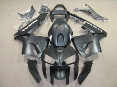 Discount 2005-2006 Black Honda CBR600RR Motorcycle Fairings Kit UK