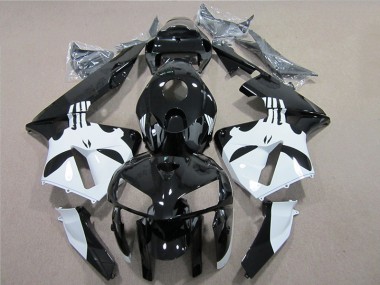 Discount 2005-2006 Black White Honda CBR600RR Motorcylce Fairings UK