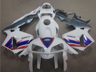 Discount 2005-2006 White Blue Red Honda CBR600RR Motorcycle Fairing UK