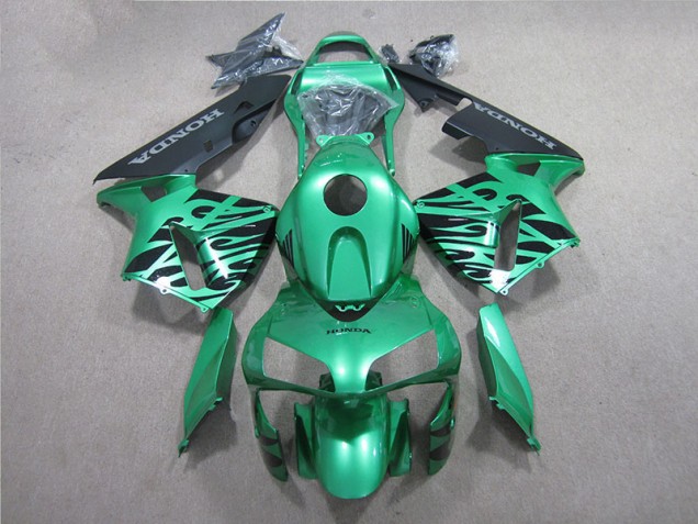Discount 2005-2006 Green Black Honda CBR600RR Motorcycle Fairings Kit UK Discount 2005-2006 Green Black Honda CBR600RR Motorcycle Fairings Kit UK