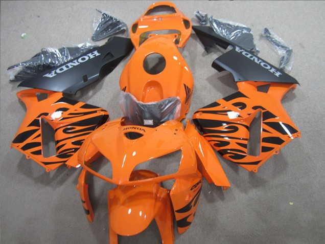 Discount 2005-2006 Orange Black Honda CBR600RR Motorbike Fairings UK Discount 2005-2006 Orange Black Honda CBR600RR Motorbike Fairings UK