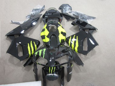 Discount 2005-2006 Black Green Monster Honda CBR600RR Motor Bike Fairings UK