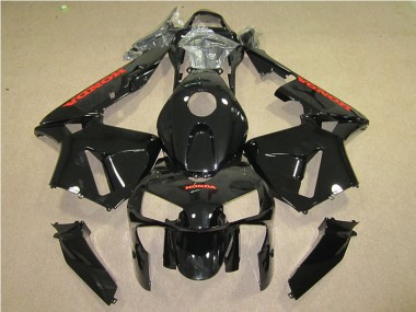 Discount 2005-2006 Black Red Honda CBR600RR Motorcyle Fairings UK