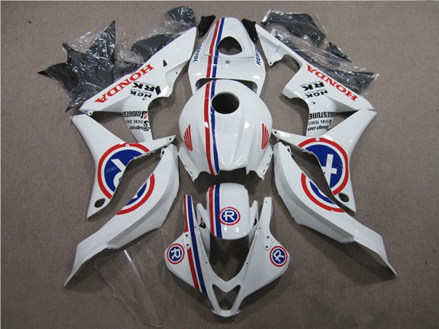 Discount 2007-2008 White R Honda CBR600RR Motorcycle Fairings Kits UK Discount 2007-2008 White R Honda CBR600RR Motorcycle Fairings Kits UK