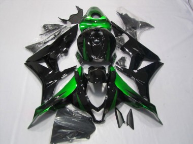 Discount 2007-2008 Black Green Honda CBR600RR Motorcycle Replacement Fairings UK