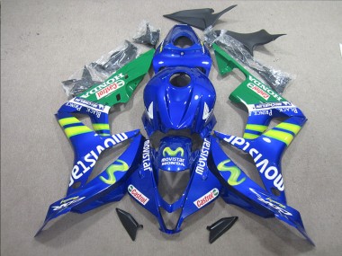 Discount 2007-2008 Blue White Movistar Honda CBR600RR Bike Fairing UK