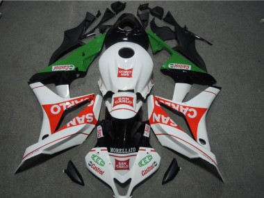 Discount 2007-2008 White Red MORELLATO San Carlo Honda CBR600RR Bike Fairing Kit UK