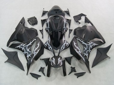 Discount 2007-2008 Black Honda CBR600RR Motorbike Fairing Kits UK