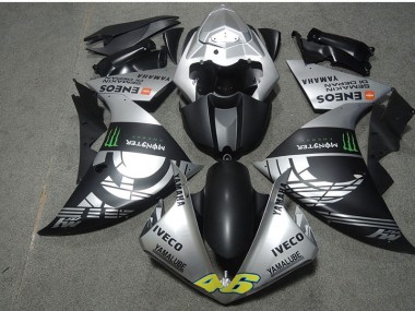 Discount 2007-2008 Black Silver Monster IVECO 46 Honda CBR600RR Motorcyle Fairings UK