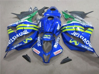 Discount 2009-2012 Blue White Movistar Honda CBR600RR Bike Fairings UK