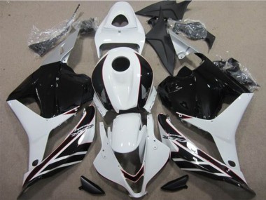 Discount 2009-2012 White Black Honda CBR600RR Motorcycle Fairings Kit UK