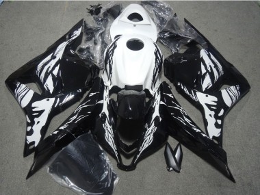 Discount 2009-2012 Black White Honda CBR600RR Bike Fairing UK
