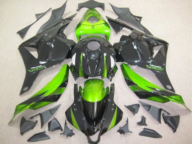 Discount 2009-2012 Black Green Honda CBR600RR Bike Fairing Kit UK