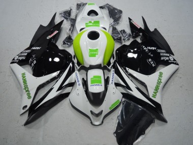 Discount 2009-2012 Black White Green Hannspree Honda CBR600RR Moto Fairings UK
