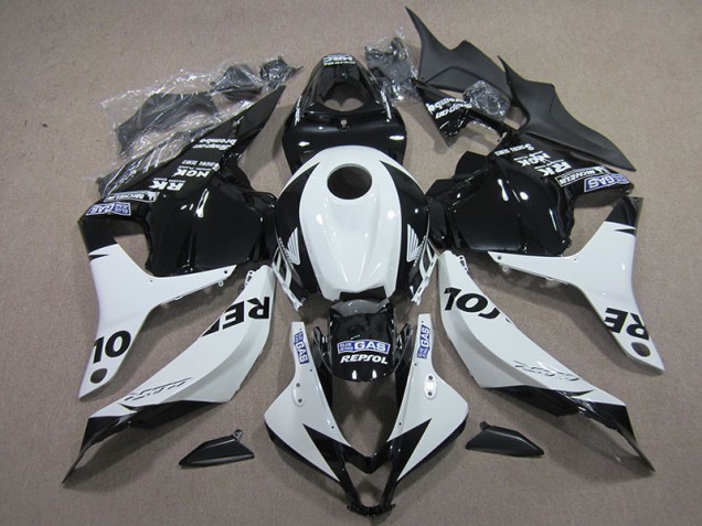 Discount 2009-2012 Black White Repsol Honda CBR600RR Motorcycle Replacement Fairings UK Discount 2009-2012 Black White Repsol Honda CBR600RR Motorcycle Replacement Fairings UK