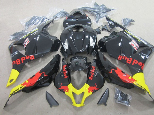 Discount 2009-2012 Black Red Bull Honda CBR600RR Replacement Motorcycle Fairing Kits UK Discount 2009-2012 Black Red Bull Honda CBR600RR Replacement Motorcycle Fairing Kits UK