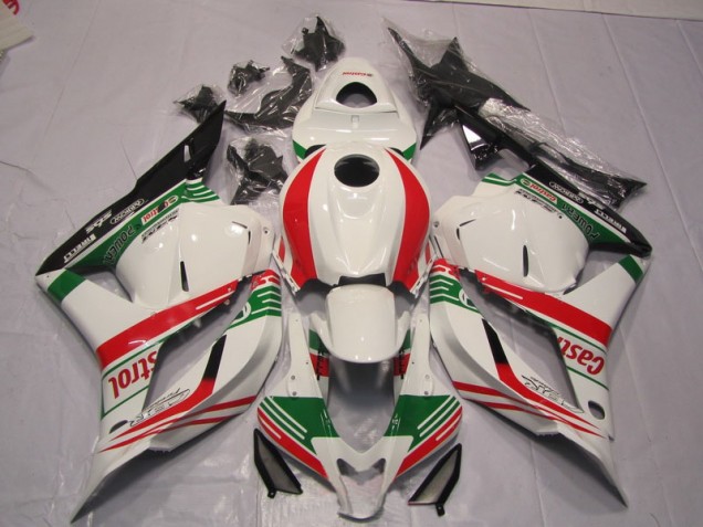 Discount 2009-2012 White Green Red Honda CBR600RR Bike Fairings UK Discount 2009-2012 White Green Red Honda CBR600RR Bike Fairings UK