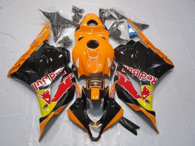 Discount 2009-2012 Black Orange Red Bull Honda CBR600RR Bike Fairing UK