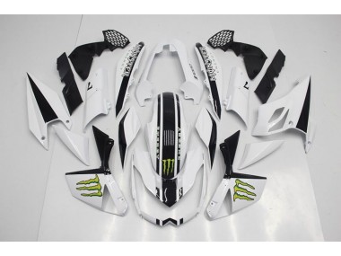 Discount 2007-2009 White Kawasaki Z1000 Moto Fairings UK