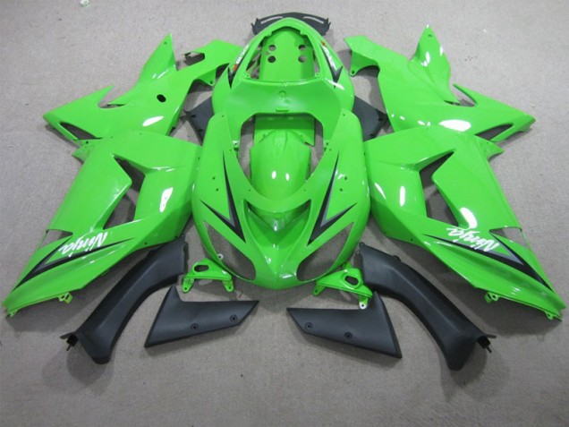 Discount 2006-2007 Green White Ninja Kawasaki ZX10R Motorcyle Fairings UK Discount 2006-2007 Green White Ninja Kawasaki ZX10R Motorcyle Fairings UK