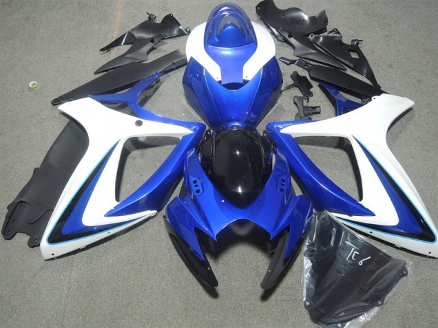 Discount 2006-2007 Blue White Kawasaki ZX10R Bike Fairings UK Discount 2006-2007 Blue White Kawasaki ZX10R Bike Fairings UK