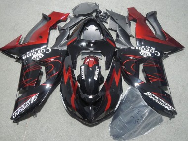 Discount 2006-2007 Black Red Corona Extra Kawasaki ZX10R Motorcycle Bodywork UK