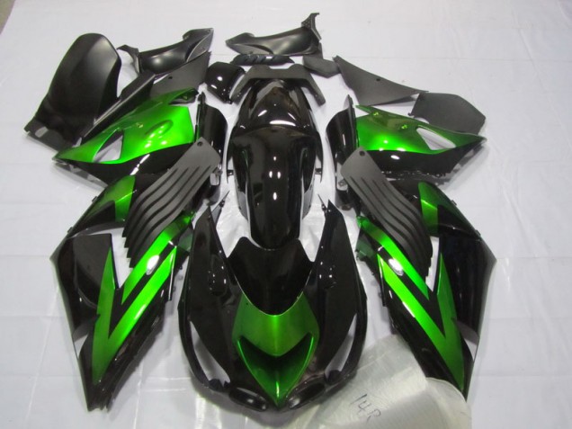 Discount 2006-2011 Black Green Kawasaki ZX14R ZZR1400 Motorcycle Fairings UK Discount 2006-2011 Black Green Kawasaki ZX14R ZZR1400 Motorcycle Fairings UK