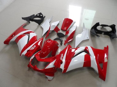 Discount 2008-2012 Red White Kawasaki ZX250R Replacement Fairings UK