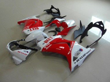 Discount 2008-2012 Red White BEET Kawasaki ZX250R Motor Fairings UK