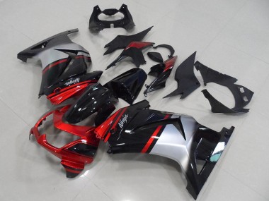 Discount 2008-2012 Black Orange Kawasaki ZX250R Motorbike Fairings UK