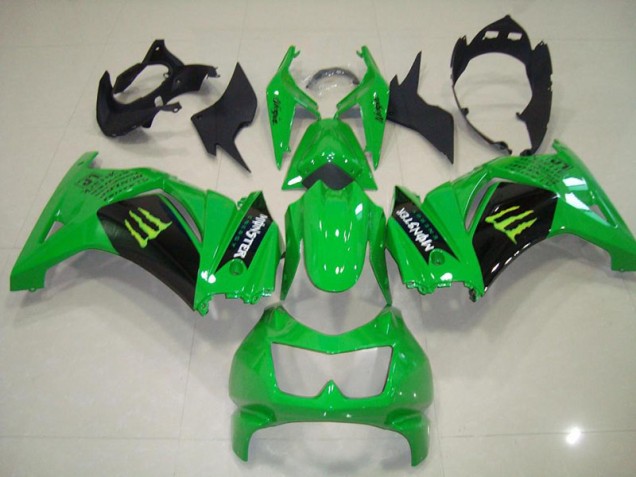 Discount 2008-2012 Green Monster Kawasaki ZX250R Motorcycle Fairing Kit UK Discount 2008-2012 Green Monster Kawasaki ZX250R Motorcycle Fairing Kit UK