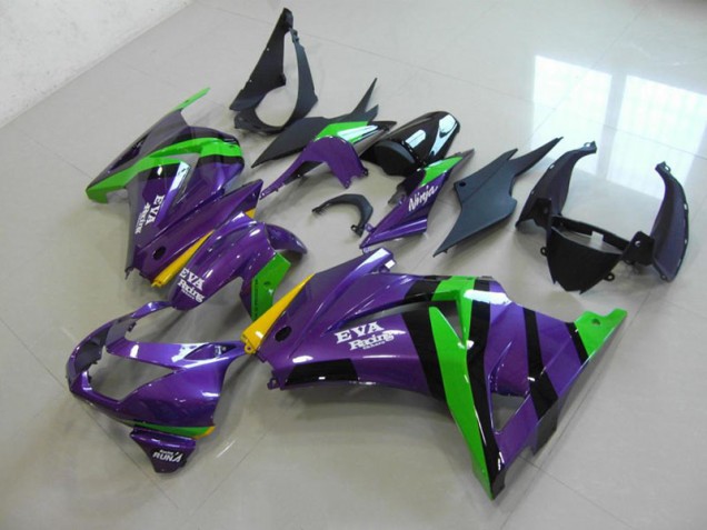 Discount 2008-2012 Purple EVA Racing Kawasaki ZX250R Bike Fairing UK Discount 2008-2012 Purple EVA Racing Kawasaki ZX250R Bike Fairing UK