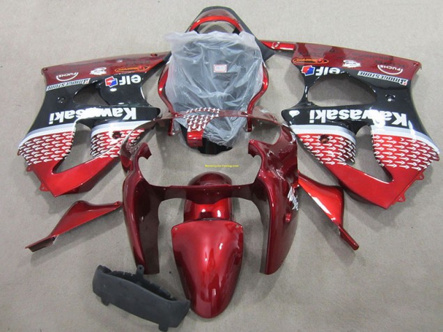 Discount 2000-2002 Red Kawasaki ZX6R Bike Fairing UK Discount 2000-2002 Red Kawasaki ZX6R Bike Fairing UK