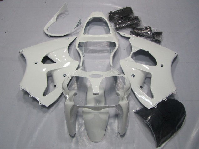 Discount 2000-2002 White Kawasaki ZX6R Bike Fairing Kit UK Discount 2000-2002 White Kawasaki ZX6R Bike Fairing Kit UK