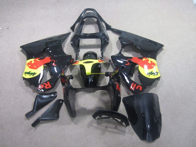 Discount 2000-2002 Black Yellow Red Bull Ninja Kawasaki ZX6R Motorcycle Replacement Fairings UK Discount 2000-2002 Black Yellow Red Bull Ninja Kawasaki ZX6R Motorcycle Replacement Fairings UK