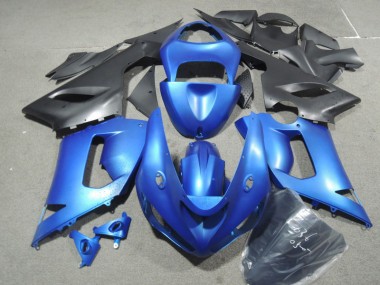 Discount 2005-2006 Blue Kawasaki ZX6R Motorbike Fairing Kits UK