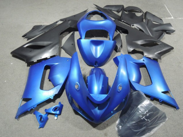 Discount 2005-2006 Blue Kawasaki ZX6R Motorbike Fairing Kits UK Discount 2005-2006 Blue Kawasaki ZX6R Motorbike Fairing Kits UK