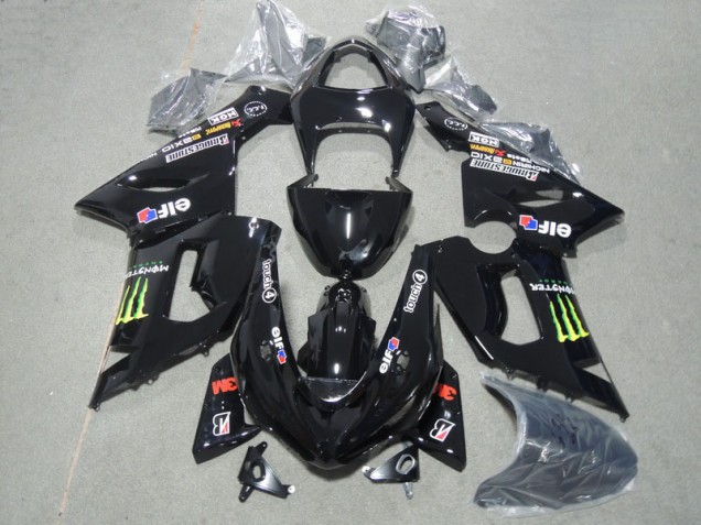 Discount 2005-2006 Black 3M Touch4 Monster Kawasaki ZX6R Motorcyle Fairings UK Discount 2005-2006 Black 3M Touch4 Monster Kawasaki ZX6R Motorcyle Fairings UK