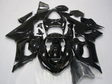 Discount 2005-2006 Black Kawasaki ZX6R Replacement Fairings UK