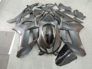 Discount 2007-2008 Black Kawasaki ZX6R Motorcycle Fairing Kit UK