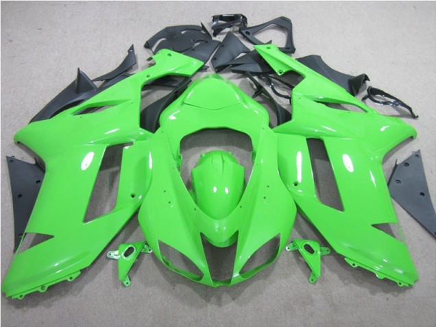 Discount 2007-2008 Green Kawasaki ZX6R Replacement Motorcycle Fairings UK Discount 2007-2008 Green Kawasaki ZX6R Replacement Motorcycle Fairings UK