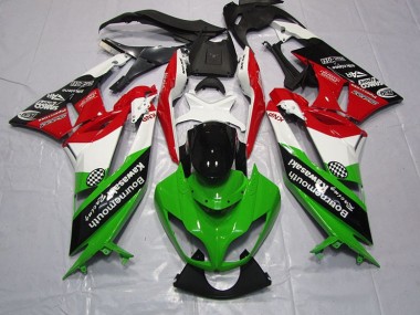 Discount 2009-2012 Green Red Kawasaki ZX6R Motorcylce Fairings UK