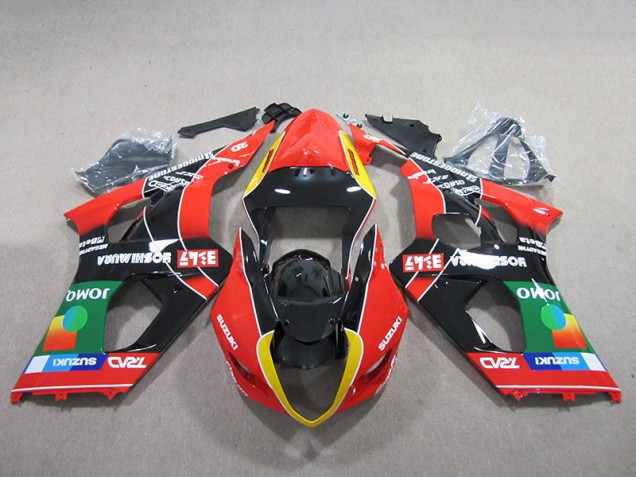 Discount 2003-2004 Red Green Black Suzuki GSXR1000 Bike Fairing UK Discount 2003-2004 Red Green Black Suzuki GSXR1000 Bike Fairing UK