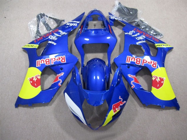 Discount 2003-2004 Blue Red Bull Suzuki GSXR1000 Replacement Motorcycle Fairings UK Discount 2003-2004 Blue Red Bull Suzuki GSXR1000 Replacement Motorcycle Fairings UK
